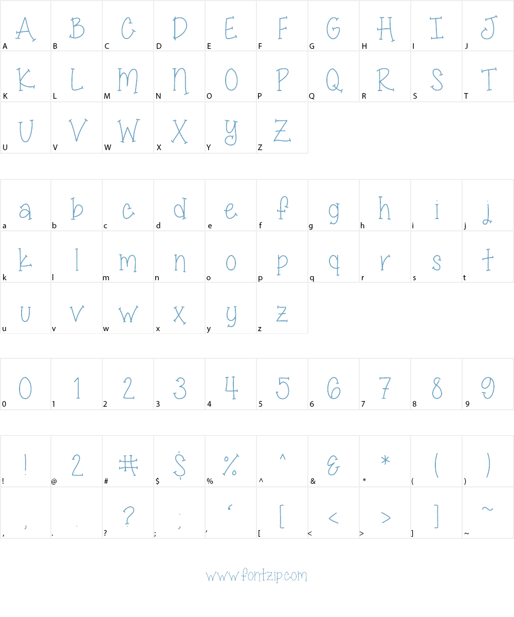 Miss Smarty Pants Font Character